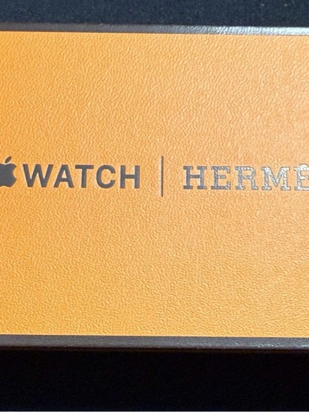Hermes Black Smartwatch with Light Blue Numerals